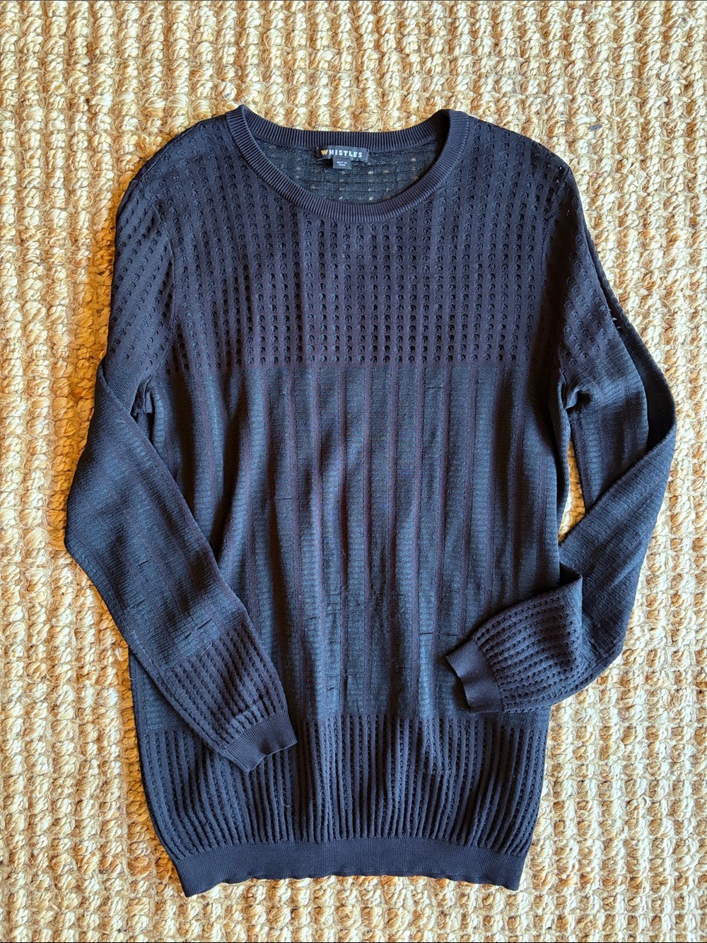 Whistles lightweight black sweater